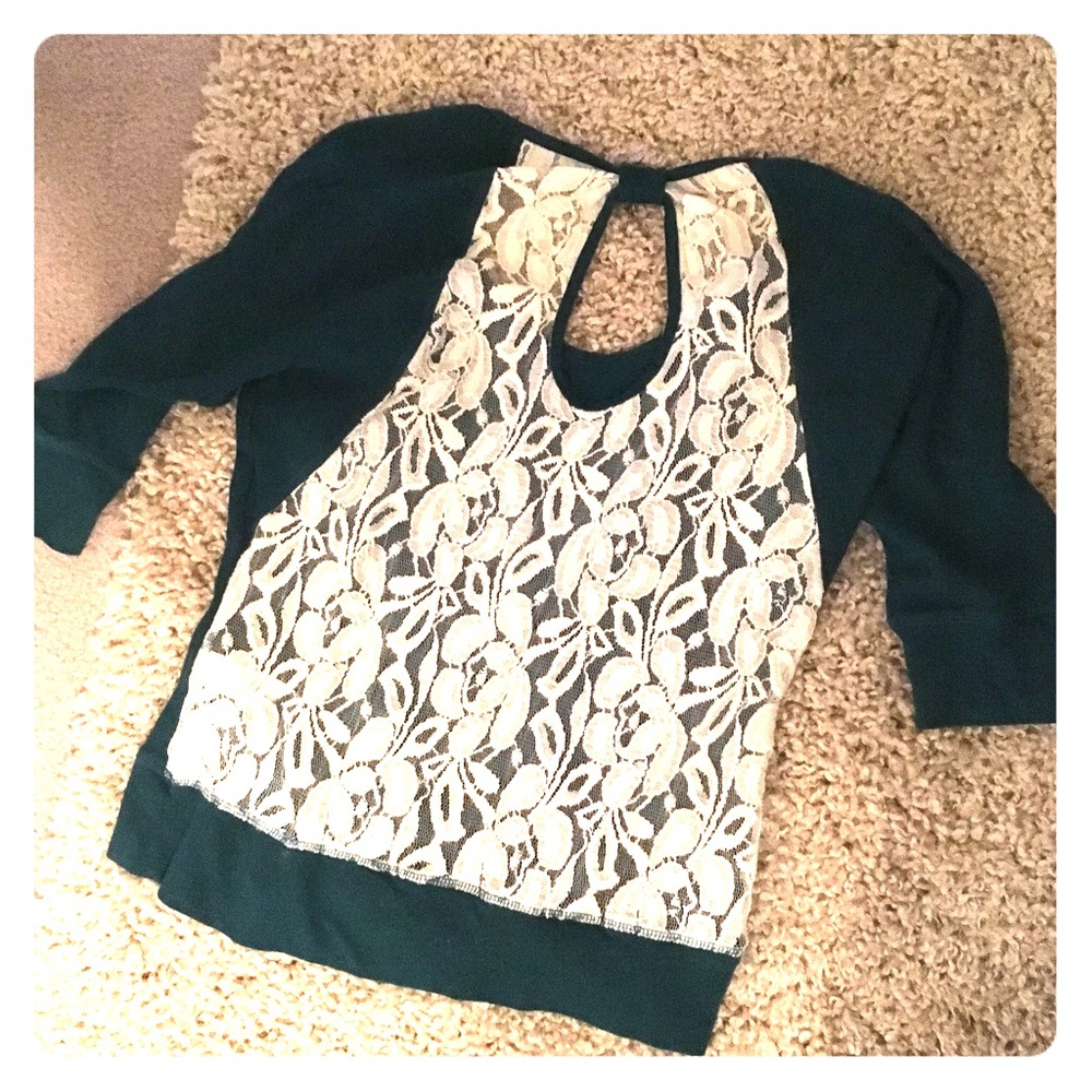 Teal sweater/shirt